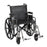 drive Sentra Heavy Duty - Bariatric Wheelchair Desk Length Arm Swing-Away Footrest Black Upholstery 20 Inch Seat Width Adult 500 lbs. Weight Capacity - STD20DDA-SF
