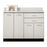 Clinton Industries CABINET, TRTMT BASE 3DOOR/2DRWR GRY 42" - 8042-OGR-1GR