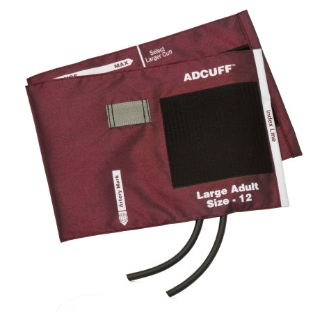 Adcuff - Blood Pressure Cuff Adult Arm Size 12 Cuff 34 - 50 cm Nylon Cuff - 845-12XBD-2GM