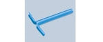 Summit Medical Ear Ventilation Tube T-Tube 1.14 mm Inner Diameter / 5.6 mm Inner Flange Diameter / 8 mm Inner Flange Distance - VT-0407-01