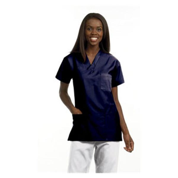 Fashion Seal Shirt Scrub Fashion Poplin Unisex Large Navy Ea - 78765-L
