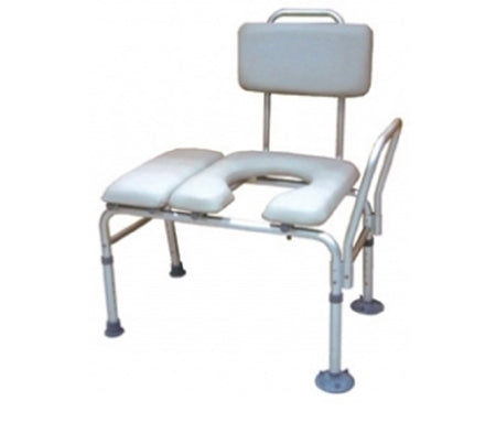 Drive Medical Drive Knocked Down Bath / Commode Transfer Bench drive 18 to 22-1/2 Inch Height Range 18 to 22-1/2 Inch Height Range 400 lbs. Weight Capacity Removable Arm Rail - 12005KDC-1