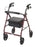 Drive Medical Drive 4 Wheel Rollator drive Blue Adjustable Height Aluminum Frame - R728BL