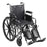 Drive Medical Chrome Sport Wheelchair Dual Axle Full Length Arm Padded Arm Style Mag Wheel Black 16 Inch Seat Width 250 lbs. Weight Capacity - CS16FA-SF