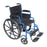 drive Blue Streak - Wheelchair Desk Length Arm Swing-Away Footrest Black Upholstery 18 Inch Seat Width Adult 250 lbs. Weight Capacity - BLS18FBD-SF