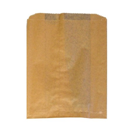 Lagasse Hospeco Feminine Hygiene Receptacle Liner Brown Kraft Waxed Paper 3.5 X 7.5 X 10.25 Inch Fold - HOS260