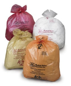 Medegen Medical Products LLC Medegen Medical Products Biohazard Waste Bag 2 - 3 gal. Red Polypropylene 12 X 24 Inch - 5010.1