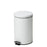 Clinton Industries Round Series Trash Can 13 Quart Round White Stainless Steel Step On - TR-13W