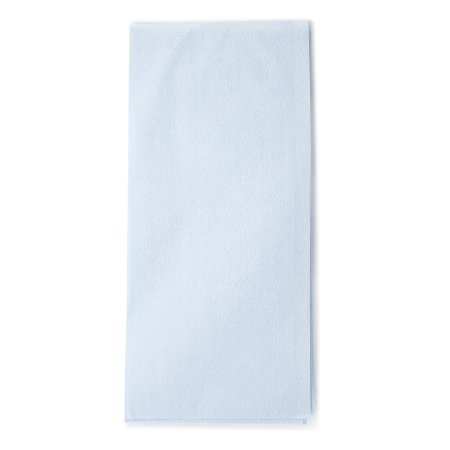 Avalon - Stretcher Sheet Flat Sheet 40 X 90 Inch Blue Tissue / Poly Disposable - 359