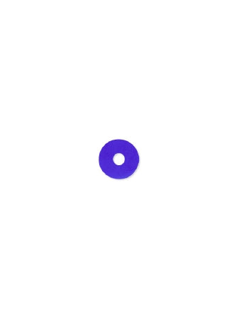 Hydrofera Hydrofera Blue Classic Antibacterial Foam Dressing 2-1/2 Inch Diameter Round Non-Adhesive without Border Sterile - HBRF2650