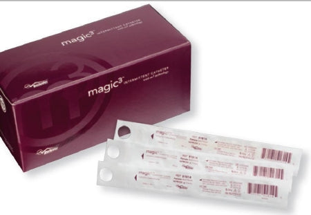 Bard Magic3 Urethral Catheter Straight Tip Hydrophilic Coated Silicone 18 Fr. 16 Inch - 53518