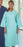 Fashion Seal Uniforms Patient Exam Gown One Size Fits Most Adult Aqua - 622-NS