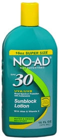 Sun & Skin Care Research No Ad Sunblock SPF 30 Bottle Lotion 16 oz. - 89764000214