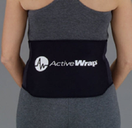 ActiveWrap - Hot / Cold Therapy Wrap Back Small / Medium Up to 35 Inch Waist Circumference Active Medical Plush / Plastic / Gel Reusable - 9374-00