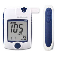 Bionime Rightest Blood Glucose Meter Kit 8 Seconds Stores Up To 300 Results Code Key - 99GM550-101