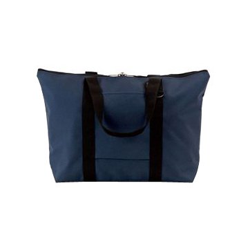 Super 600 - Sturdy Tote Navy Blue 600D Waterproof Polyester 5.5 X 15 X 19.5 Inch - 530712-NV