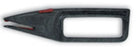 Mcutter - Athletic Tape Cutter Black, Valox Resin, Fiberglass Reinforced, Stainless Steel Blade - 100201