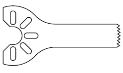 Stryker Saw Blade 5.5 X 18 mm, Thin, Sterile, 0.38 mm Material Thickness, 0.43 mm Cut Thickness, Small Bone Saw Blade, For Stryker Oscillating & Sagittal Saw Systems - 22963412