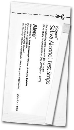 Alere Toxicology iScreen Alcohol Rapid Test Saliva Alcohol Test Alcohol Screen Saliva Sample CLIA Waived 25 Tests - I-SA-25