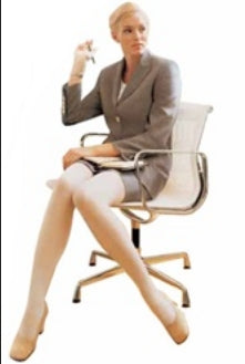 JOBST Opaque - Compression Stocking Thigh High Small Honey Open Toe - 115472