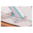 Encompass Group Blanket Baby White With Blue/Pink Middle Strip Ea - 49335-602