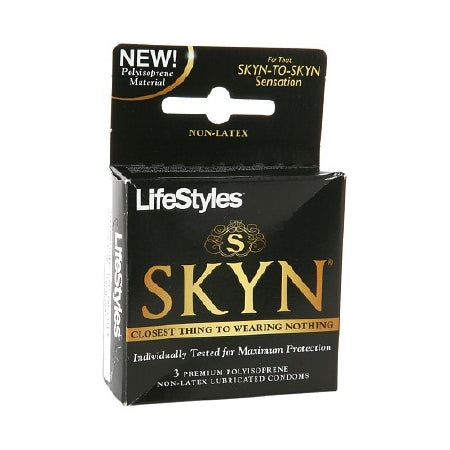 Ansell Lifestyles Skyn Condom Lubricated 3 per Box - 7090707303