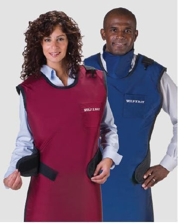 Wolf X-Ray X-Ray Apron with Thyroid Collar Easy Wrap Style - 65021TC-36