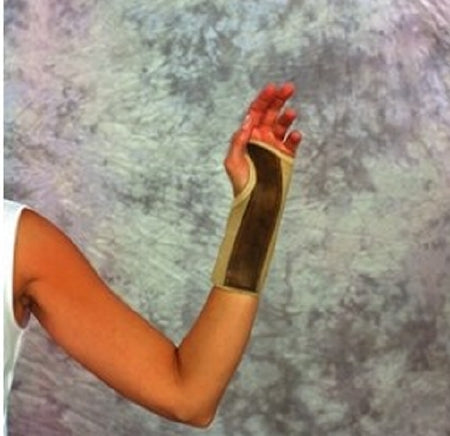 Scott Specialties - Wrist Brace Contoured Aluminum / Elastic / Vinyl Left or Right Hand Beige Medium - 4045 BGE MED