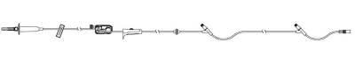 PlumSet - IV Pump Set 15 Drops / mL Drip Rate 103 Inch Tubing 2 Ports - 1425128
