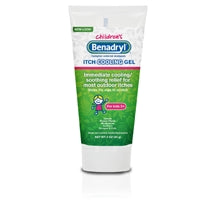 J & J Sales Children's Benadryl Itch Relief 0.45% Strength Gel 3 oz. Tube - 31254717103