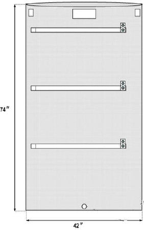Welmed C-Arm Drapes 42 X 74 Inch Mobile X-Ray - 1224-040