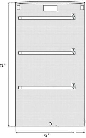 Welmed - C-Arm Drapes 42 X 74 Inch Mobile X-Ray - 1224-040