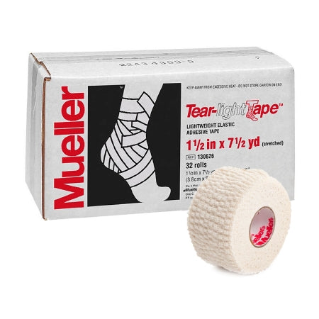 Mueller Sports Medicine Tear-Light Tape Athletic Tape 1-1/2 Inch X 5 Foot White NonSterile - 130626