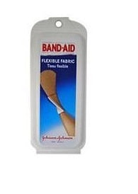 Johnson & Johnson Consumer Band-Aid Adhesive Strip 3/4 X 3 Inch Fabric Rectangle Tan Sterile - 10381370044342