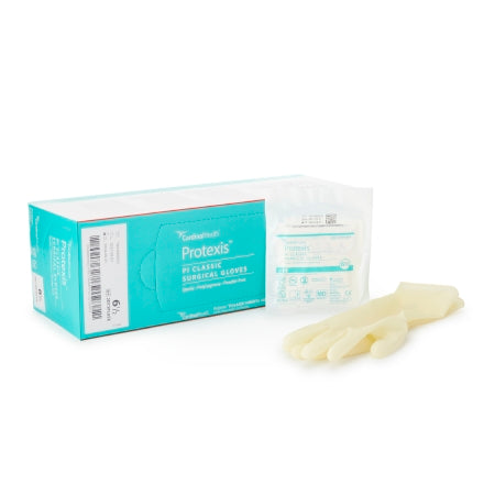 Protexis PI Classic - Surgical Glove Size 6.5 Sterile Pair Polyisoprene Extended Cuff Length Smooth Ivory Not Chemo Approved - 2D72PL65X