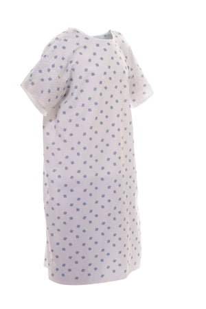 Standard Textile Excel Angleback Patient Exam Gown Large Adult Tiffany Blue - 70G25430