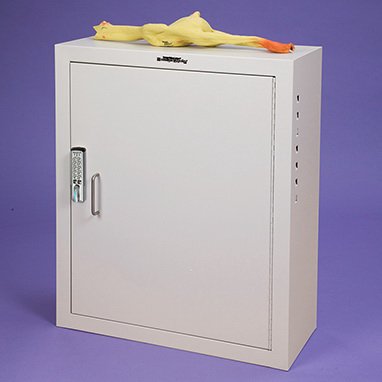 Health Care Logistics - Narcotic Cabinet 18 Gauge Steel 3 Shelves Keyless Entry Digital Lock - 17846