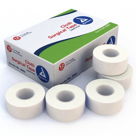 Dynarex Dynarex Medical Tape Cloth 1 Inch X 10 Yard White NonSterile - 3562