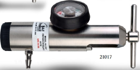 Allied Healthcare B & F Medical Oxygen Regulator Click Style w/o Gauge 0 - 15 LPM Barb Outlet CGA-870 - 21007