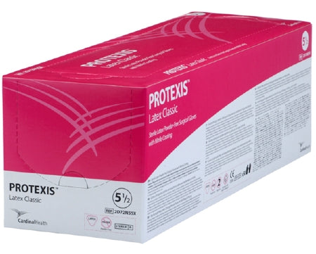 Protexis Latex Classic - Surgical Glove Size 6.5 Sterile Pair Latex Extended Cuff Length Smooth Cream Not Chemo Approved - 2D72N65X
