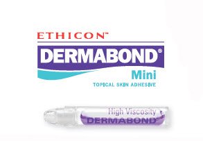 J & J Healthcare Systems Dermabond Mini Skin Adhesive 0.36 mL High Viscosity Dome Applicator Tip 2-Octyl Cyanoacrylate - DHVM12