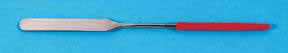 Fisherbrand - Micro Spatula Flat-ended Blade 0.31 X 2 Inch Blade X 5.5 Inch Length Stainless Steel Blade / Vinyl Handle - 2140120