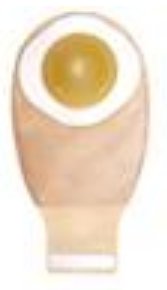 Esteem+ - Ostomy Pouch One-Piece System 12 Inch Length 7/8 Inch Stoma Drainable Convex, Pre-Cut - 416741