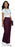 Landau Uniforms - Scrub Pants Cargo Small Wine Female - 83221RWPSM