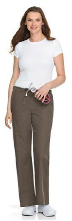 Landau Uniforms Scrub Pants Small / Petite Taupe Female - 83222TAUPEPETS