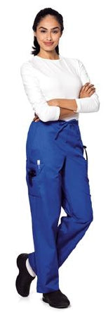 Landau Uniforms Scrub Pants Cargo Small Royal Blue Female - 8512BEPSMALL