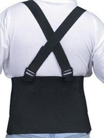 Mabis Healthcare DMI Back Support Belt One Size Fits Most Tension Pull Straps 40 to 54 Inch Unisex - 632-6400-2223