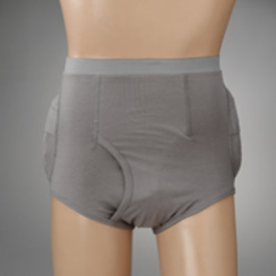 Posey Community Hipsters Hip Protection Brief Brief 2X-Large Gray Male - 6031XXL