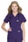 Landau Uniforms Scrub Shirt 2X-Large Cobalt 2 Pockets Short Set-In Sleeves Female - 70224COBLT2XLG