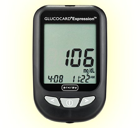 Glucocard Expresson - Blood Glucose Meter 6 Second Results Stores Results 7 , 14 and 30 Day Averaging Auto Coding - 571100